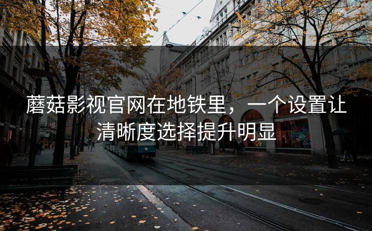 蘑菇影视官网在地铁里，一个设置让清晰度选择提升明显-第1张图片-蘑菇视频 - 海量短视频影视资源聚合